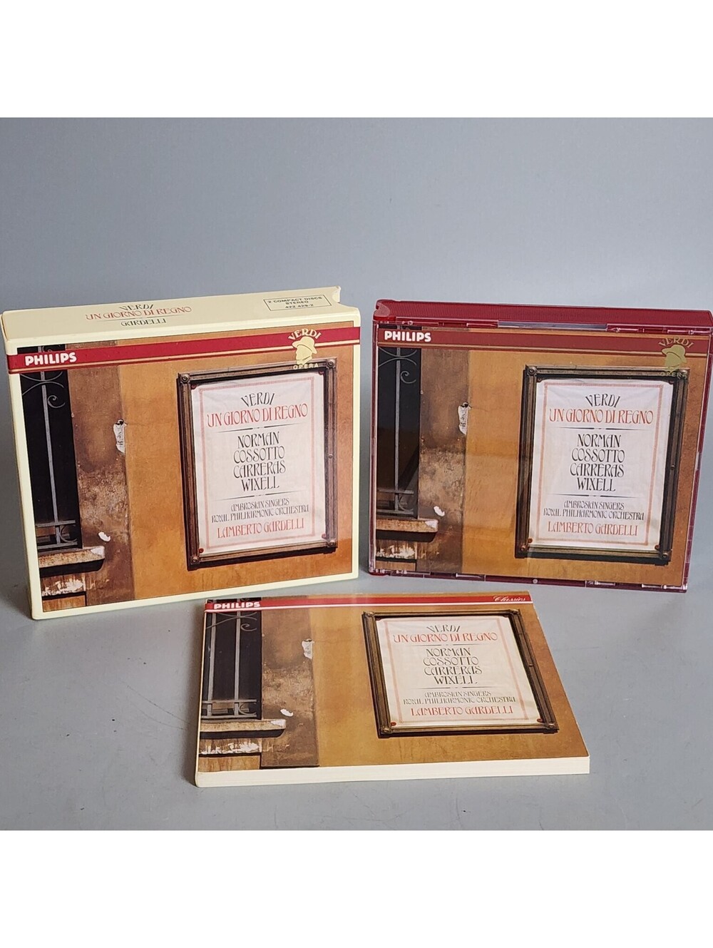 Verdi Un Giorno di Regno Opera 2 CD Set Philips Classics 422 429-2 Lamberto